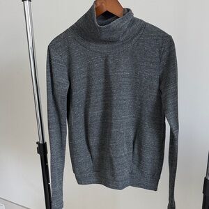 ALO Yoga Charcoal Turtleneck Sweatshirt